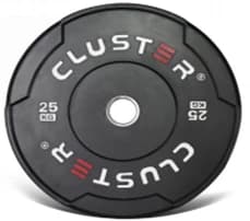 CLUSTER 全膠訓練槓片 25KG