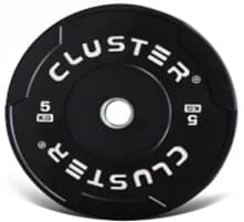 CLUSTER 全膠訓練槓片 5KG